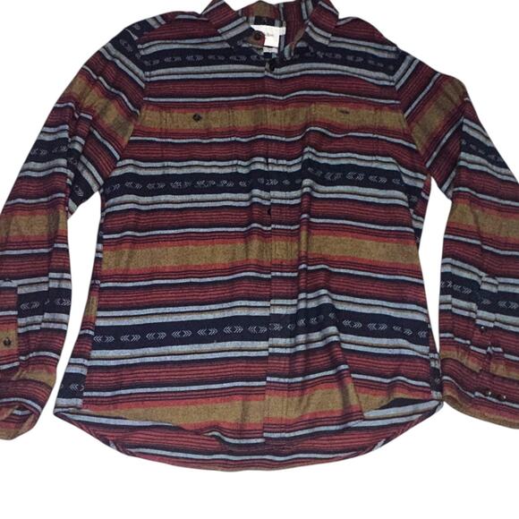 Goodfellow Other - Goodfellow Men’s Button Down Shirt Southwest Aztec Stripe Size L 100% cotton